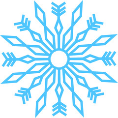 Crystal of snow