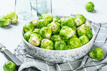Fresh brussels sprouts