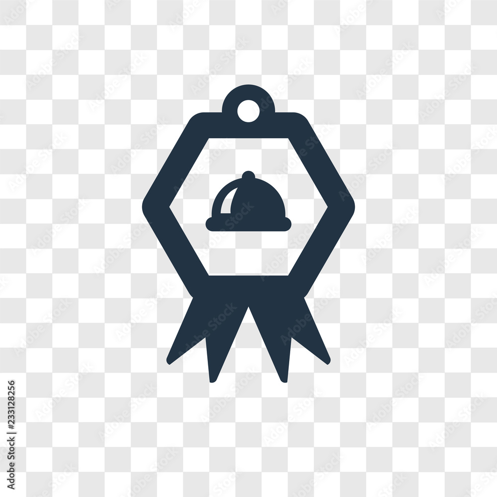 Poster guarantee vector icon isolated on transparent background, guarantee transparency logo design