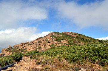 Fototapeta na wymiar 至仏山登山道からの風景