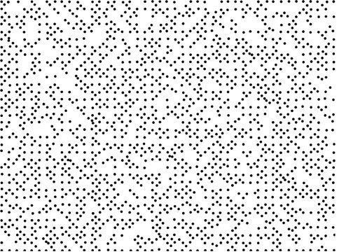 Abstract geometric dots pattern. Random Dots background. Black white comic dots texture. Pop Art circle pattern. Vector template for presentation, banner, flyer, report, business cards, stickers