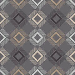 Scottish plaid, tartan seamless pattern. English fabric. Vector illustration. Can be used for wallpaper, textile, invitation card, wrapping, web page background.