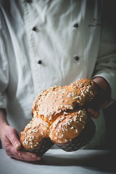 Colomba di Pasqua (traditional Italian Easter cake)