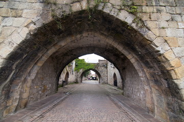 Fototapeta premium Cartes is a medieval village in Cantabria Spain