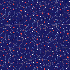 Pattern swatch, Dot & track(high density).