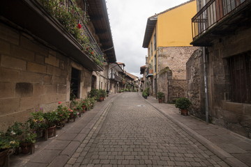 Fototapeta na wymiar Cartes is a medieval village in Cantabria Spain