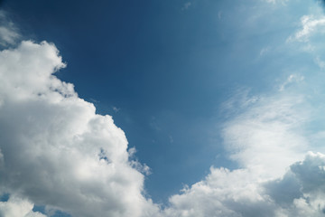 blue sky with clouds