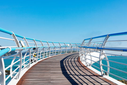 Busan Songdo Skywalk, the longest skywalk on the water in South Korea.