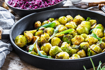 Fresh brussels sprouts