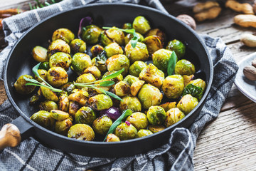 Fresh brussels sprouts