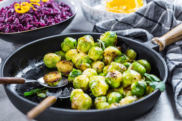 Fresh brussels sprouts