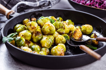 Fresh brussels sprouts