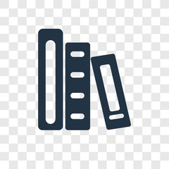 Dossier vector icon isolated on transparent background, Dossier transparency logo design