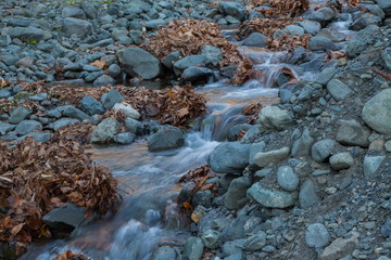 waterfall, stream, river