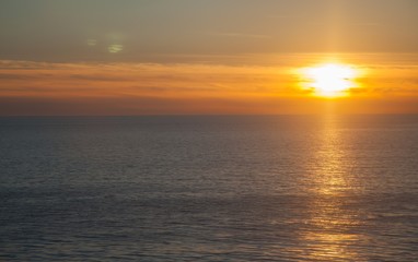sunset, sea, sun