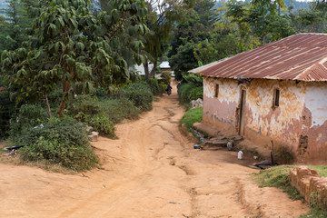Lehmhütte in den Usambara Bergen - Tansania
