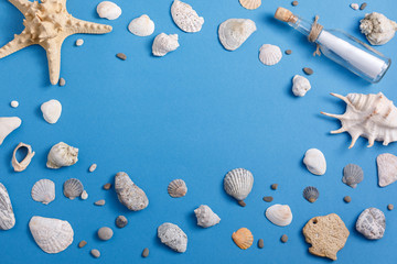 Place under your text on the background of seashells.