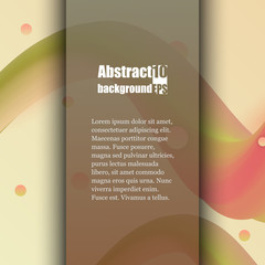 Fototapeta premium Colorful wave with grunge illustration. Brochure template. Eps10 Vector illustration