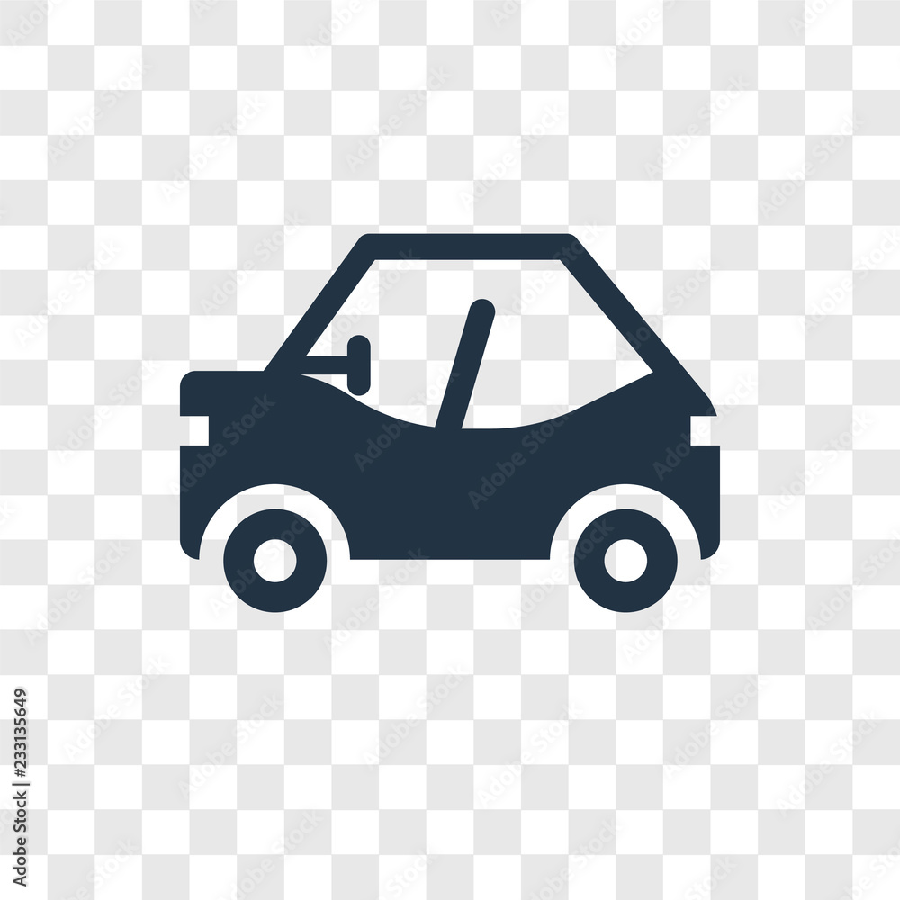 Poster buggy vector icon isolated on transparent background, buggy transparency logo design