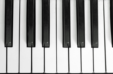Naklejka premium black and white keys of a piano