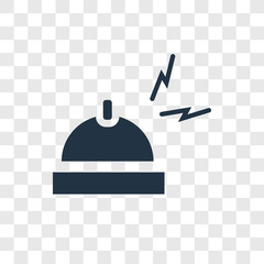 Obraz premium Bell vector icon isolated on transparent background, Bell transparency logo design