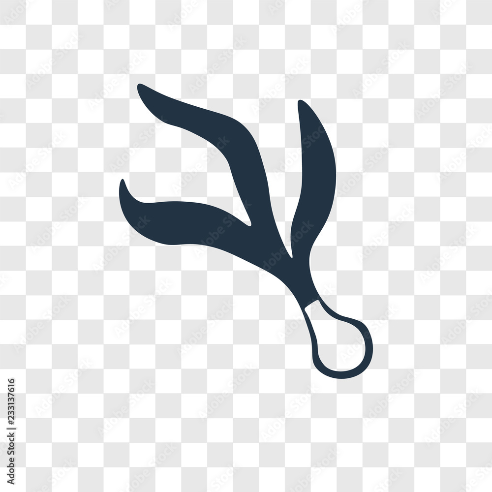 Poster spring onion vector icon isolated on transparent background, spring onion transparency logo design