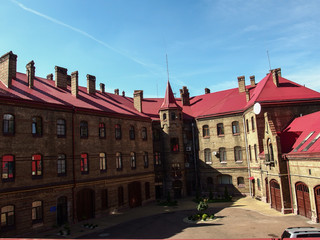 Fototapeta premium Historical old building in Lvov, Ukraine