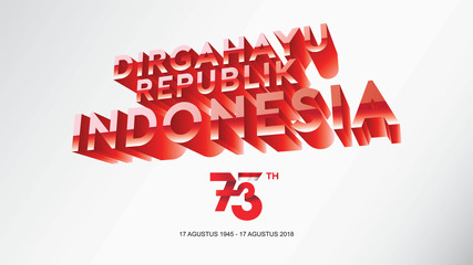 Obraz premium indonesia independence day