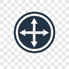 Circle Sizes vector icon isolated on transparent background, Circle Sizes transparency logo design