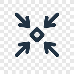 Focus vector icon isolated on transparent background, Focus transparency logo design