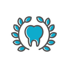 Dental Concept Logo Design Template, 