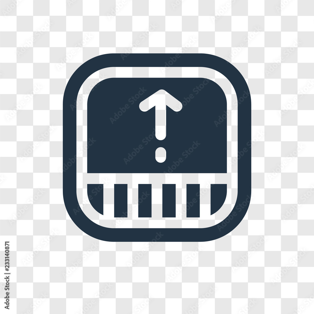 Poster drag vector icon isolated on transparent background, drag transparency logo design