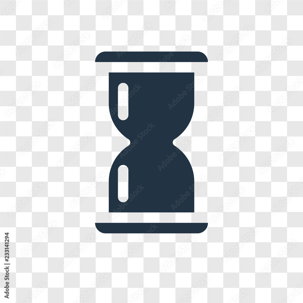 Poster wait vector icon isolated on transparent background, wait transparency logo design