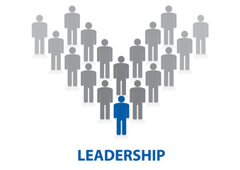 Leadership and Working teams concept. Vector illustration version.