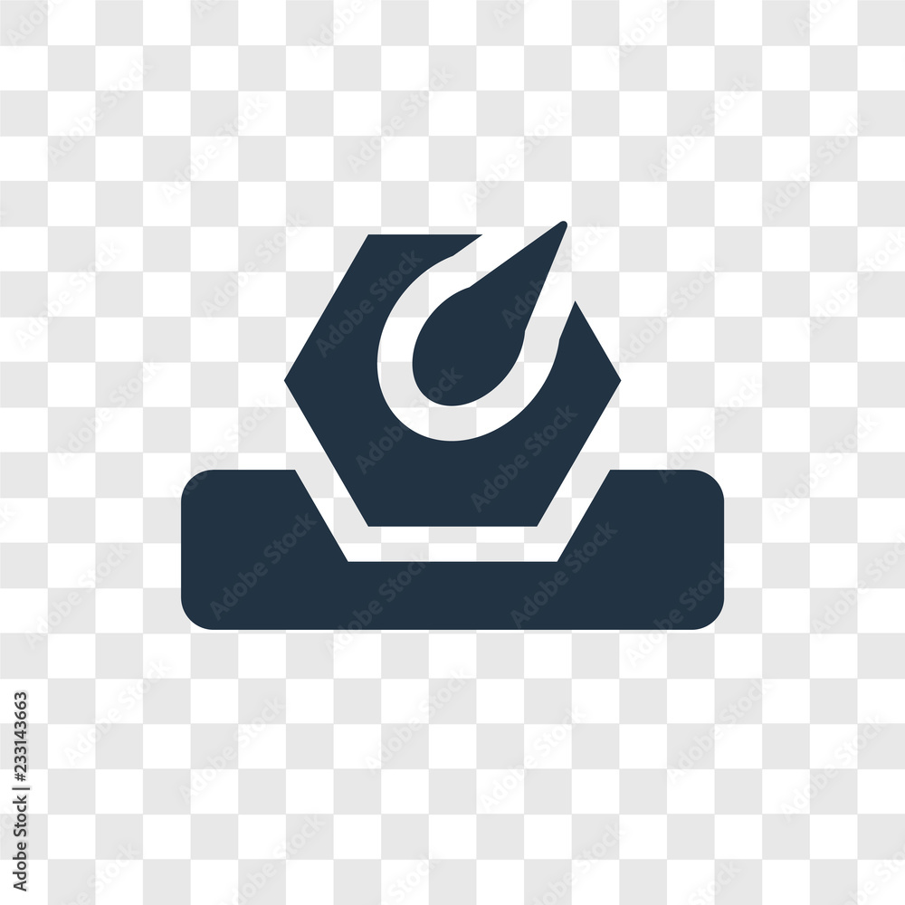 Aufkleber speedometer vector icon isolated on transparent background, speedometer transparency logo design