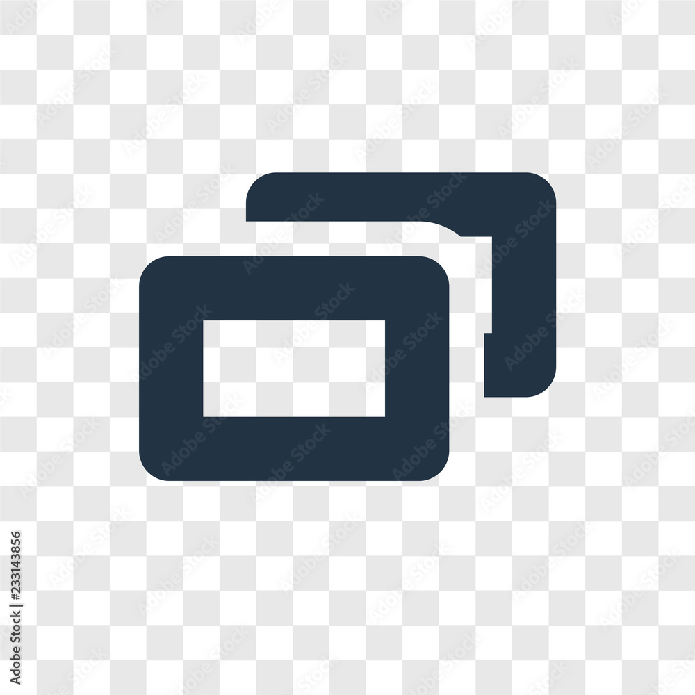 Poster minimize vector icon isolated on transparent background, minimize transparency logo design