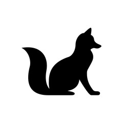 Fox logo illustration vector art, Creative Wild Animal in circle Logotype concept icon.