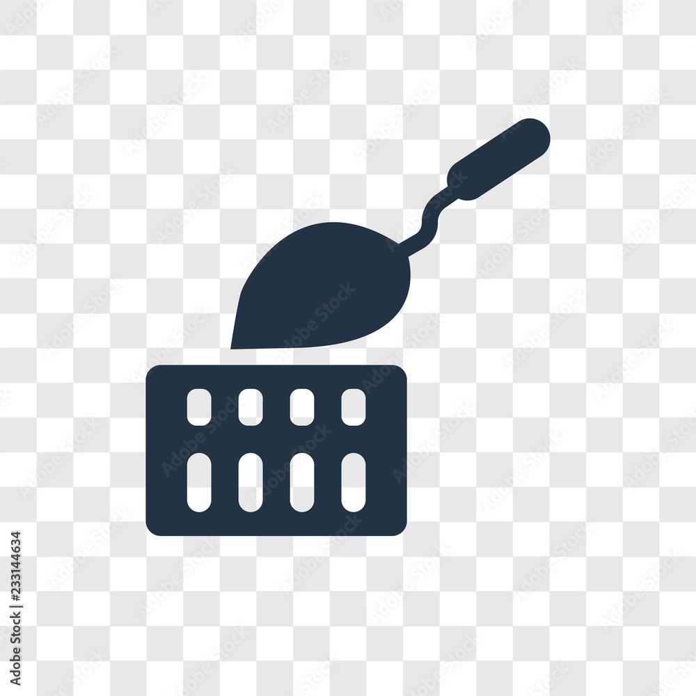 Poster builder vector icon isolated on transparent background, builder transparency logo design