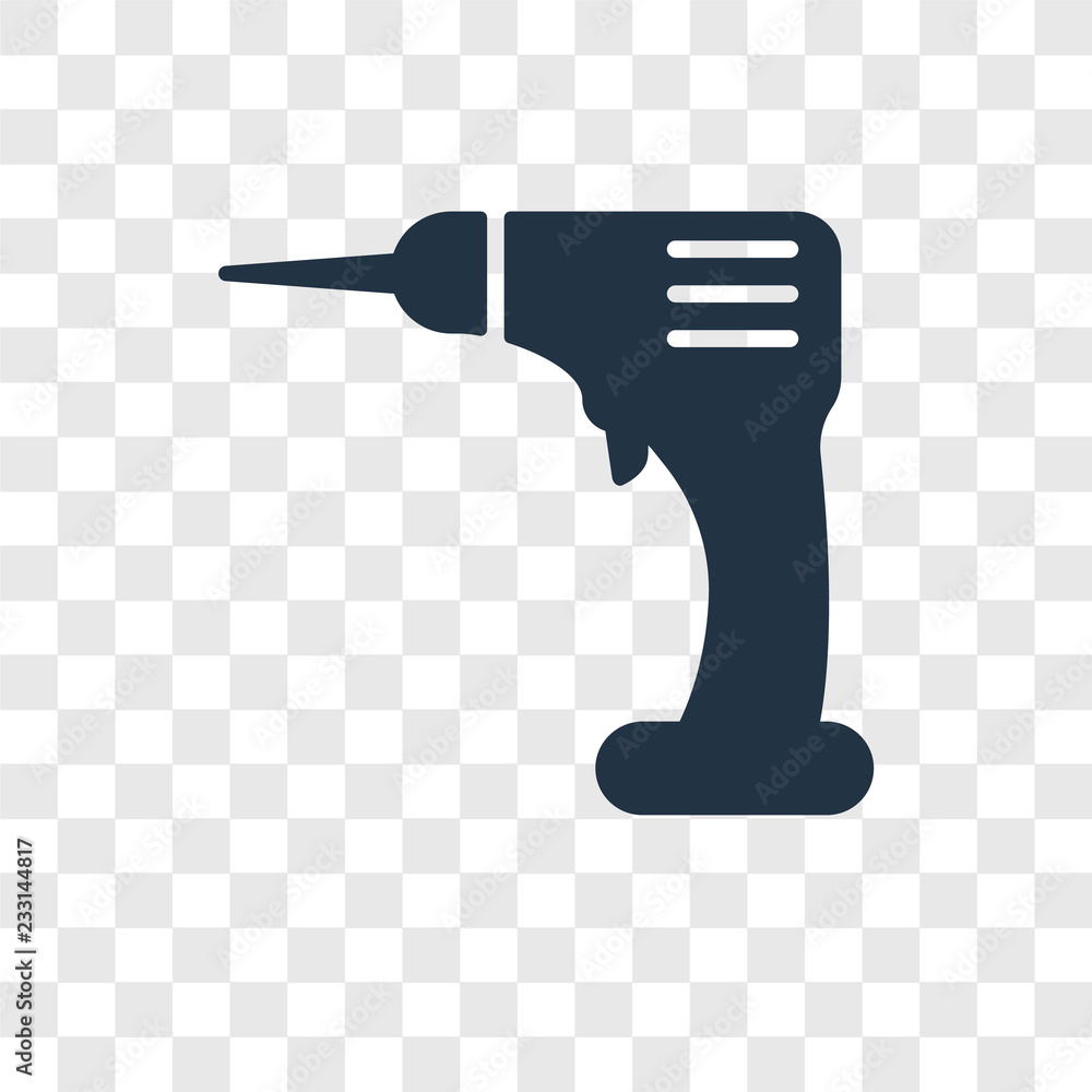 Poster carpenter vector icon isolated on transparent background, carpenter transparency logo design