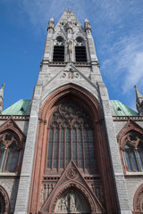 Fototapeta premium Facade of Augustinian Friary; John’s Lane Church; Dublin