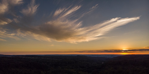 Sonnenuntergang - Panoramaaufnahme