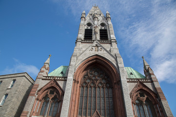 Fototapeta na wymiar Facade of Augustinian Friary; John’s Lane Church; Dublin