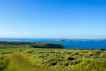 View to San Remo from Philip Island Nature Park, Philip lsland, Victoria, Australia