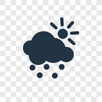 Hail vector icon isolated on transparent background, Hail transparency logo design