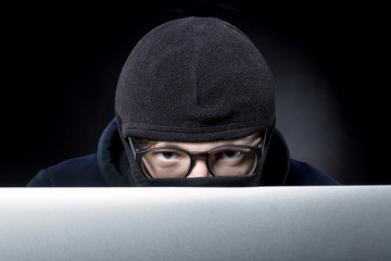 hacker in balaclava