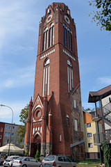 Fototapeta na wymiar Die ehemalige Lutherkirche in Swinemünde