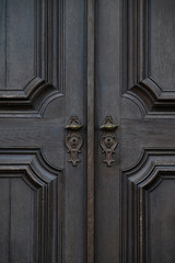 Wooden ornate doors