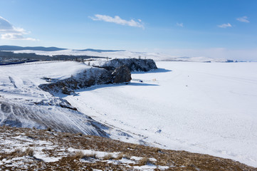 Lake Baikal in winter