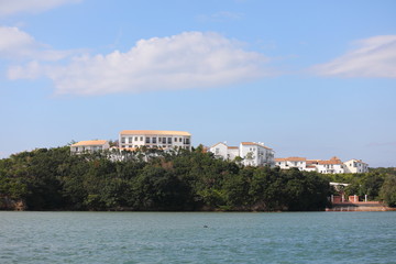 Fototapeta premium Ago bay island landscape Shima Japan