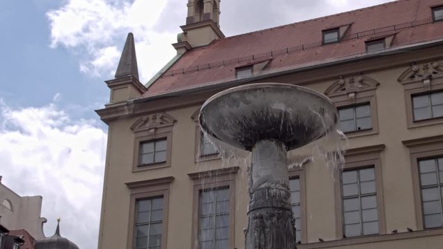 Richard Strauss Fountain In Munich.